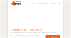 Desktop Screenshot of herbstschau-herrenberg.de
