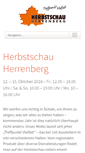 Mobile Screenshot of herbstschau-herrenberg.de
